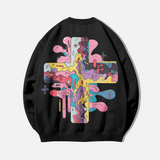 Colorful Cross Sweatshirt